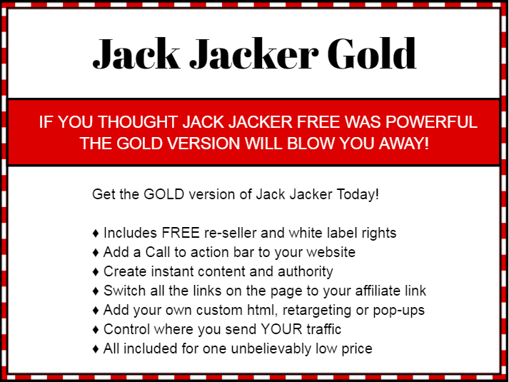 jack jacker gold